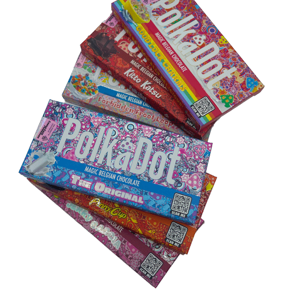POLKA DOT Magic Mushroom Chocolate Bars