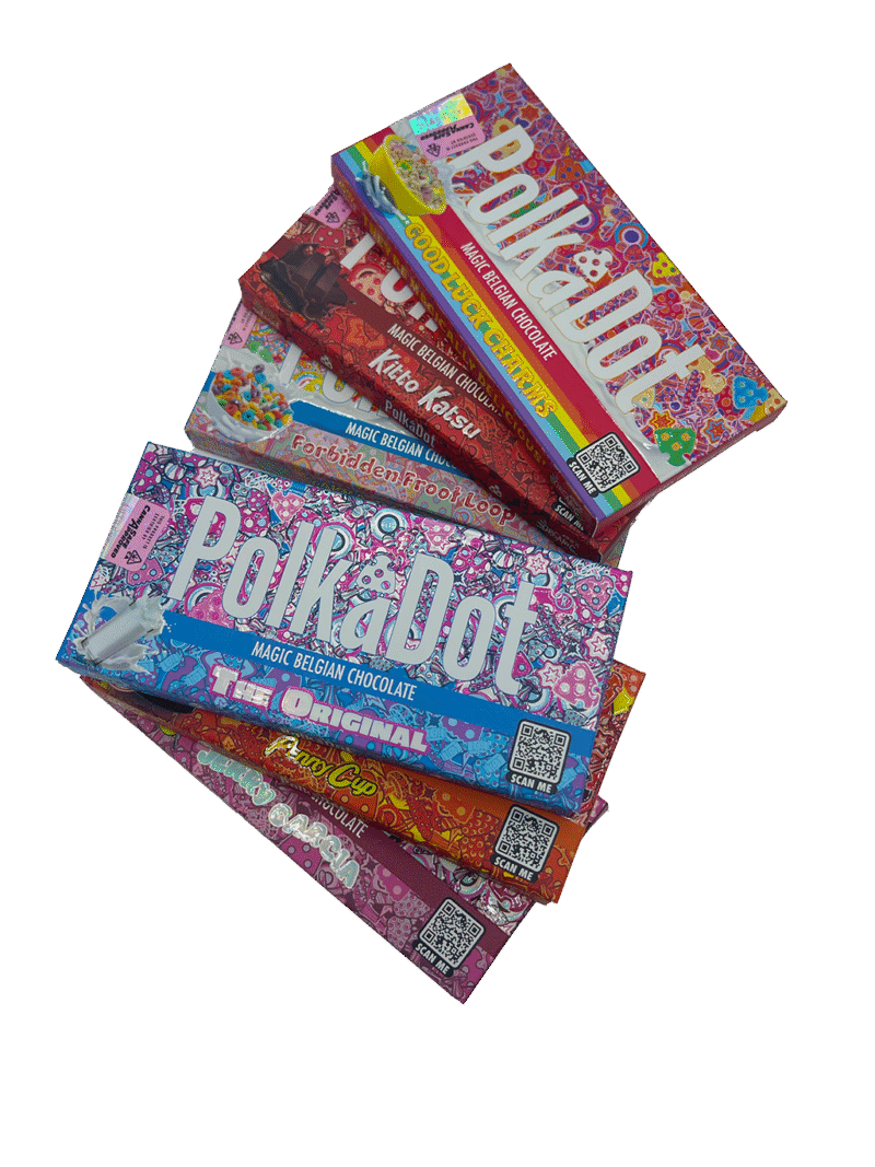 POLKA DOT Magic Mushroom Chocolate Bars